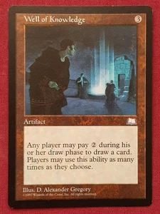 Magic The Gathering WEATHERLIGHT WELL OF KNOWLEDGE artifact card MTG - Picture 1 of 2