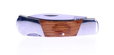 Cuchillo Bear MGC Lockback Hoja 3" Madera de Roble 13225 Nuevo en Caja Envío Gratis Foto 1 de 4