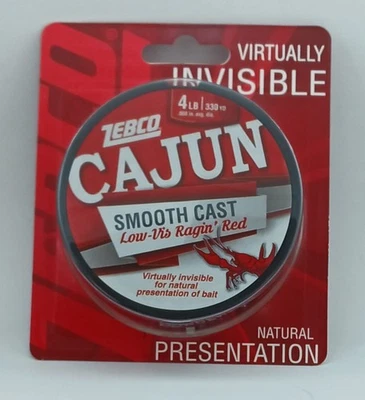 Zebco 2136276 Cajun Red Low Visibility Line 330 Yards 4 Lb. Test - Image 1 of 2