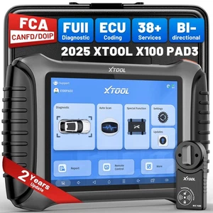 XTOOL X100 PAD3 V2.0 Bidirectional Diagnostic Scanner Key Programming + KC100 - Picture 1 of 13