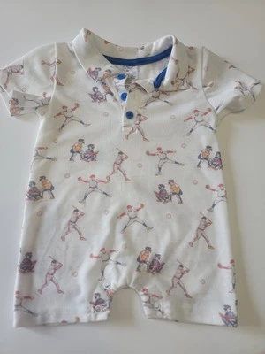 Boy's  Vintage Romper, 9mos. - Image 1 of 2