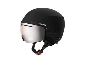 HEAD CASCO SCI CON VISIERA 326214 CINEMA BLACK - Imagen 1 de 2