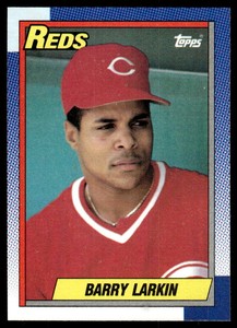 1990 Topps  10 Barry Larkin  Cincinnati Reds