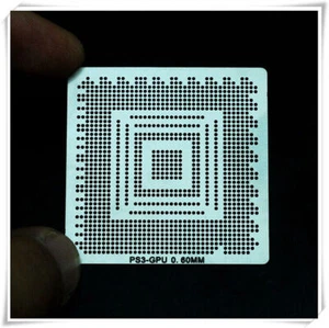 2PC Direct Heating Stencil For PS3-GPU PS3-CPU Reballing Tin Planting Mesh 0.6MM - Picture 1 of 2