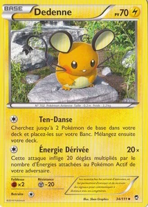 Dedenne - XY03:Poings Furieux - 34/111 - Carte Pokemon Neuve Française - Picture 1 of 1