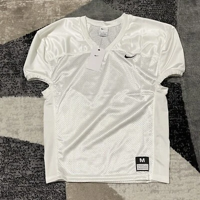 Nike Vapor Varsity Practice Football Jersey Blank Men M White 908729-100 NEW - Image 1 of 4