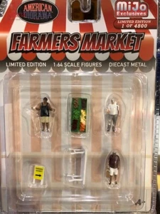 1:64 DIECAST FIGURE SET Farmers Markets * AD-76501 - Picture 1 of 4