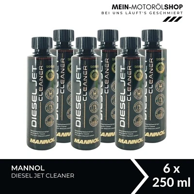 Mannol 9956 Diesel Jet Cleaner limpiador de inyectores aditivo limpiador 6x250 ML