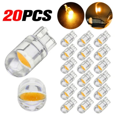 20x T10 LED Wedge For Dome Map Lamp Reading Light Bulb Car Interior Accessories - Image 1 of 4