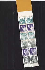 Sweden mnh booklet animals, lynx, falcon, wolf 1973 - Picture 1 of 1