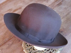 Mossant de Luxe Chapeau feutre Vintage taille 55 années 50 France - Picture 1 of 9