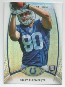 2012 Topps Platinum Refractor Coby Fleener Rookie Colts RC Stanford Cardinal - Picture 1 of 2