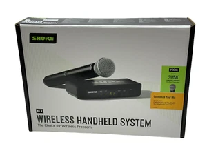Authentic Shure BLX24/SM58 H11 Wireless Handheld Microphone System - Black - Picture 1 of 5