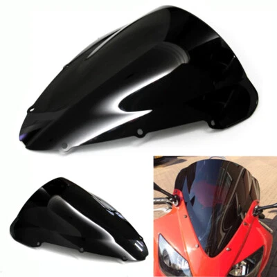 Black Windshield for 2001-2004 2005 2006 2007 2008 Honda CBR600 F4i Windscreen Foto 1 de 4