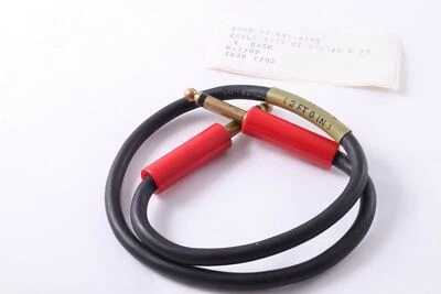ADC M642/4-2 Red 1/4" Phono MIL SPEC PJ055R Jack 2 ft. 5995-00-681-8 PATCH CABLE - Image 1 of 4