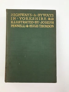 Buch Autobahnen und Nebenstraßen Yorkshire Karte und zahlreiche Abbildungen 1889 - Bild 1 von 3