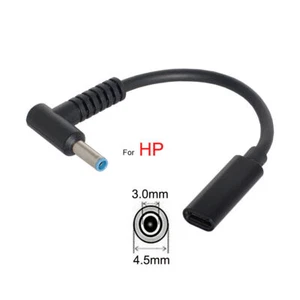 Chenayng Type C USB-C Female Input to DC 4.5*3.0mm Power PD Charge Cable 18-20V - Picture 1 of 8
