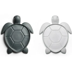 Untersetzer Save Turtle Qualy Schildkröte Glasuntersetzer Grau Kunststoff - Picture 1 of 9