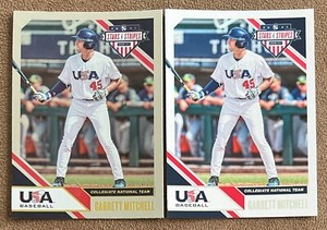 Garrett Mitchell 2020 Panini USA Stars & Stripes Lot #8 w/ Longevity Brewers RC