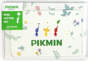 Pikmin Mini Letter Set 5 Sheets 5 Envelopes Yellow Green Nintendo Made in Japan - Picture 1 of 4
