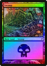 Swamp (291) FOIL Lorwyn HEAVILY PLD Basic Land MAGIC THE GATHERING CARD ABUGames