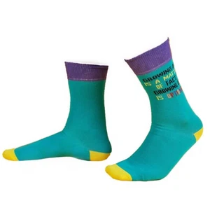 Men's Funny Slogan Novelty Socks Size 7 - 11 Cotton Mix Socks Choose Design - Picture 1 of 9