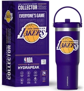 Limited Edition Lakers 32oz Spill Proof Stainless Steel Tumbler in Gift Box - Picture 1 of 5