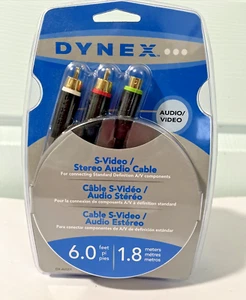 Dynex 6.0 Feet Audio/Video Brass Connectors - Picture 1 of 6