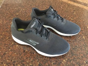 dark grey skechers womens