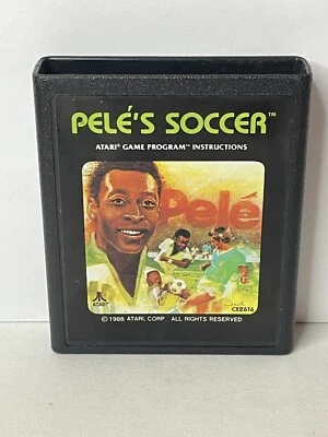 Pele's Soccer (Atari 2600, 1986) Label Variant Cartridge Only Cleaned Tested - Image 1 of 4