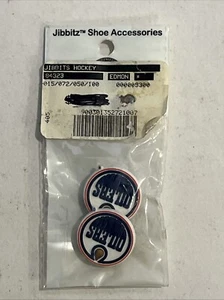 1 pack of 2 NHL jibbitz Edmonton Oilers (fits crocs) (discontinued) - Picture 1 of 6
