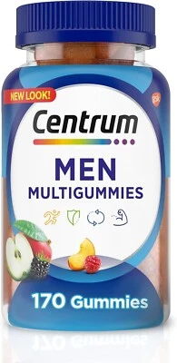 Centrum Multigummies Hombre Multivitamínico Suplemento Gomitas, Fruta Surtida, 170 Foto 1 de 4