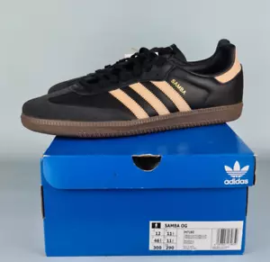 Adidas Samba OG - Black Brown Beige - M 12 US / W 13 US JH7182 - Picture 1 of 8