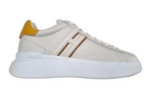 Hogan Herrenschuhe Sneakers H580 HXM5800DV42QM8674V Elfenbein und Gelb - Bild 1 von 1