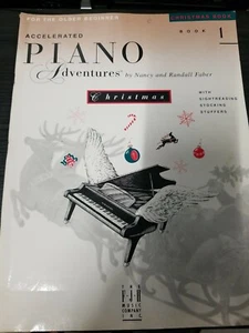 ACCELERATED PIANO ADVENTURES CHRISTMAS BOOK 1 OLDER BEGINNER - Picture 1 of 2