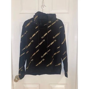 Cavalli Class Cavalli Logo Hoodie Black/Gold XL - Picture 1 of 4