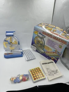 BINGO MASTER FULLY AUTOMATIC GAME BALL SPIN CHIP CARD REMOTE CONTROL ELECTRONIC - Picture 1 of 13