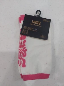 NEW Vans Off The Wall Crew Socks 1 Pair Women's Shoe Size US 6.5-10 Checkered - Picture 1 of 5
