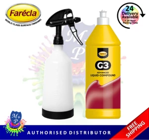 Farecla G3 Advanced Liquid Compound 500ml and G3 Professional Spray Bottle 1L - Picture 1 of 5