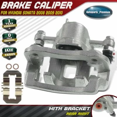 Pinza de freno de disco con soporte para Hyundai Sonata 2.4L 2008 2009 2010 trasera derecha Foto 1 de 4