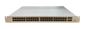 UNCLAIMED Cisco Meraki MS120-48FP-HW 48-Port Gigabit Cloud Managed PoE Switch - Picture 1 of 4
