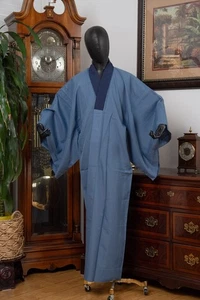 DEAR VANILLA JAPANESE JUBAN UNDERGOWN MEN'S KIMONO AUTHENTIC VINTAGE JAPAN MADE - Bild 1 von 8
