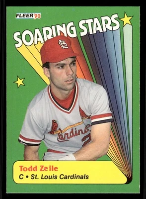Fleer Todd Zeile 1990 1 como nuevo estrellas altísimas béisbol cardenales de San Luis Foto 1 de 2