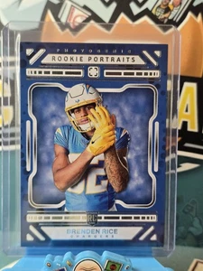 2024 Panini Photogenic - Rookie Portrait Brenden Rice #192 (RC) - Bild 1 von 2