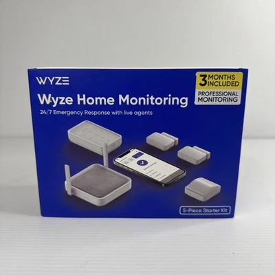 Wyze Home Monitoring Bundle with Motion, Entry sensors, Keypad, Hub New Open Box - Image 1 of 4