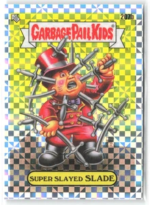 2022 Topps Garbage Pail Kids Chrome Slayed Slade #207b X-Fractor #/150 SP - Picture 1 of 6