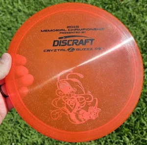 Rare! New 2015 Memorial Discraft Cryztal Sparkle Buzzz OS - 177 Grams, Flat! - Picture 1 of 4