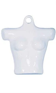 SSWBasics Economy Female White Plastic Shirt Form Fits Women’s Sizes 510 - Picture 1 of 1