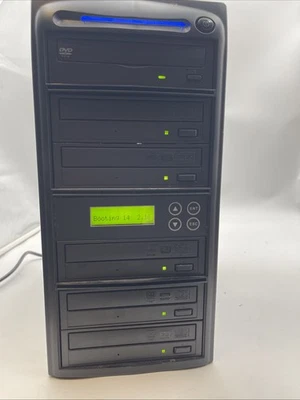 Megalynx7 Systor Multi  DVD CD High Speed Pro Duplica​tor 1-5 Burner Tower - Image 1 of 4