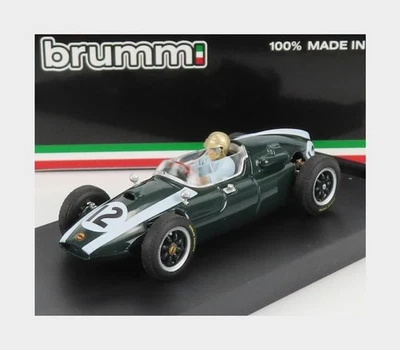 1:43 BRUMM Cooper F1 T51 #24 Winner British Gp Brabham 1959 +Figure R278B-CH - Immagine 1 di 2